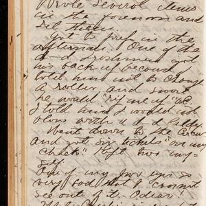 a page of handwritten text