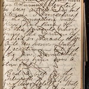 a page of handwritten text