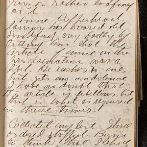 a page of handwritten text
