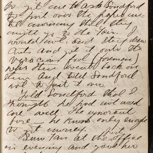 a page of handwritten text