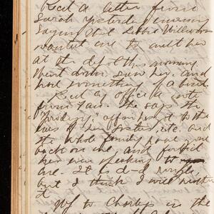 a page of handwritten text