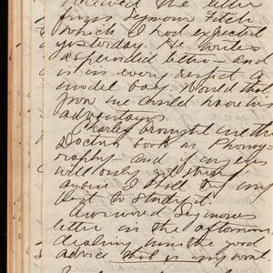 a page of handwritten text