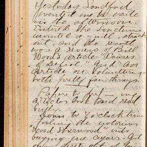 a page of handwritten text