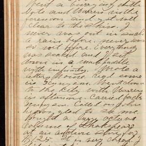 a page of handwritten text