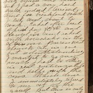 a page of handwritten text
