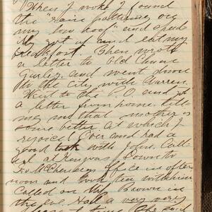 a page of handwritten text