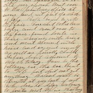 a page of handwritten text
