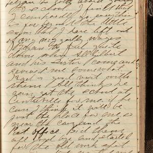 a page of handwritten text