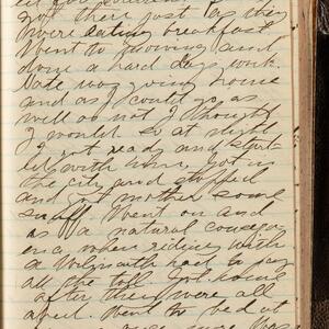 a page of handwritten text