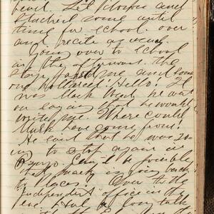 a page of handwritten text