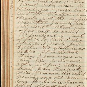 a page of handwritten text