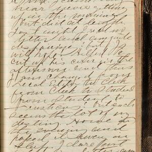 a page of handwritten text