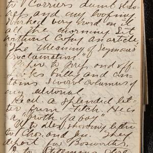 a page of handwritten text