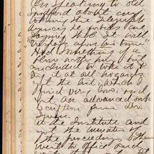 a page of handwritten text