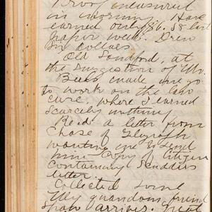 a page of handwritten text