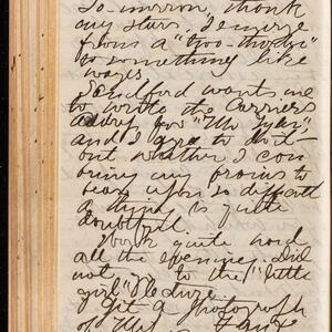 a page of handwritten text