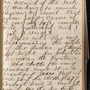 a page of handwritten text