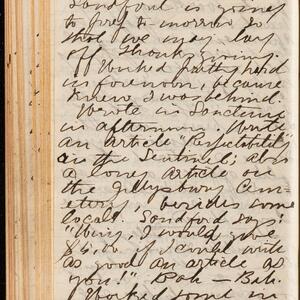 a page of handwritten text