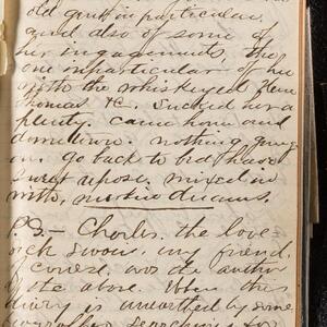 a page of handwritten text