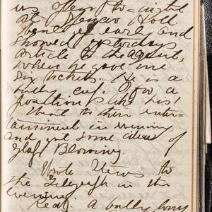 a page of handwritten text