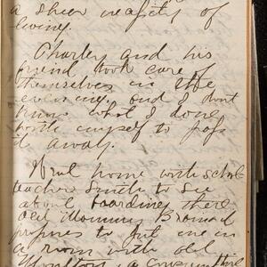 a page of handwritten text