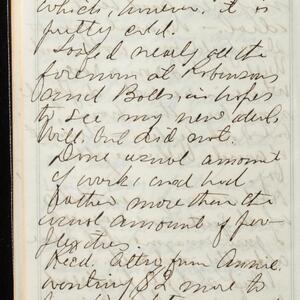 a page of handwritten text
