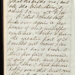 a page of handwritten text