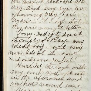 a page of handwritten text