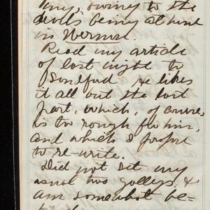 a page of handwritten text
