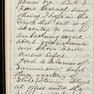 a page of handwritten text