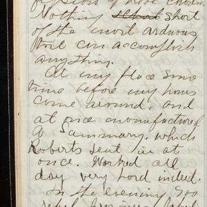 a page of handwritten text