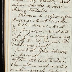 a page of handwritten text