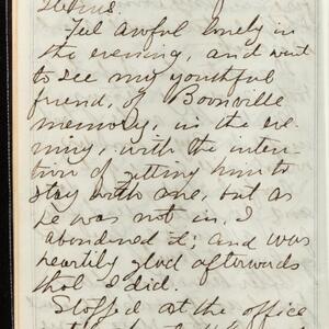 a page of handwritten text