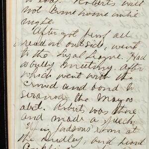 a page of handwritten text
