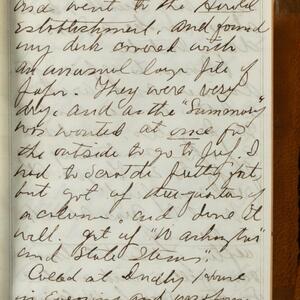 a page of handwritten text