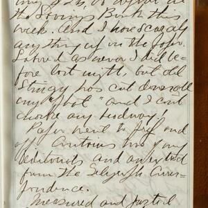 a page of handwritten text