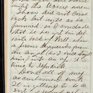a page of handwritten text
