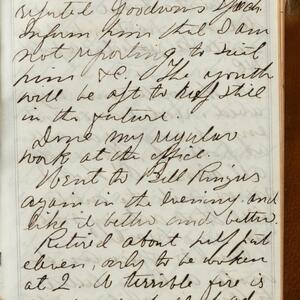 a page of handwritten text