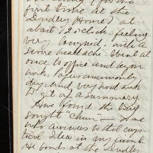 a page of handwritten text