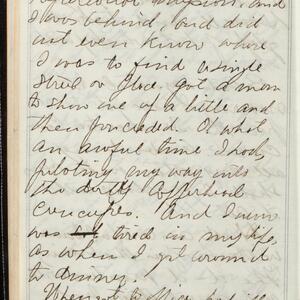 a page of handwritten text