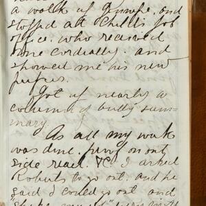 a page of handwritten text