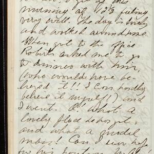 a page of handwritten text