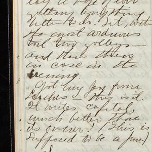 a page of handwritten text