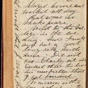 a page of handwritten text