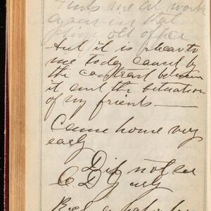 a page of handwritten text