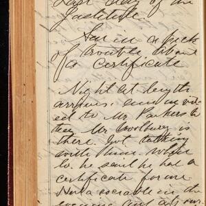 a page of handwritten text