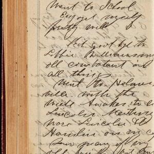 a page of handwritten text