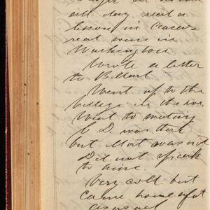 a page of handwritten text
