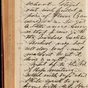 a page of handwritten text