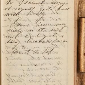 a page of handwritten text